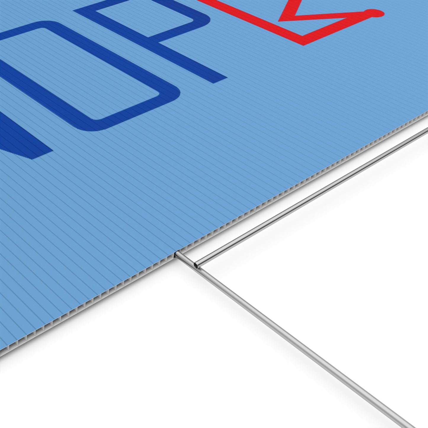 Light Blue NOPE Crown Yard Sign – Defy the Throne